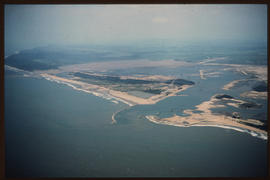 Richards Bay, January 1976. Aerial view of Richards Bay Harbour. D Dannhauser]
