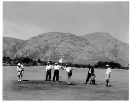 Hermanus, 1955. Golfing.