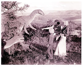 "Nelspruit district, 1975. Sculptures of reptiles at Sudwala caves."