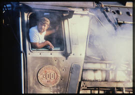 Driver with SAR Class 15F No 3001.