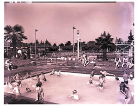 Springs, 1954. Olympia Park swimming pool.