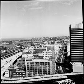 Port Elizabeth, 1972. View on city centre.