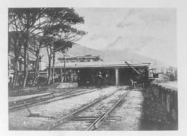 Cape Town, 1862. First railway station.