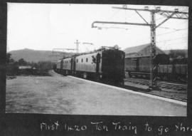 Mooi River, circa 1925. First 1420-ton train at Mooi River. (Album on Natal electrification)