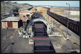Richards Bay. Wagon tipper for coal wagons at Richards Bay Harbour coal terminal.