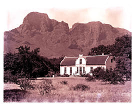 Paarl district, 1964. Boschendal at Groot Drakenstein.