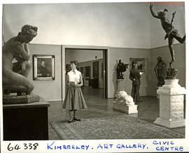 "Kiimberley, 1956. Art gallery in civic centre."