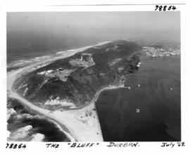 Durban, July 1970. Aerial view of the Bluff.