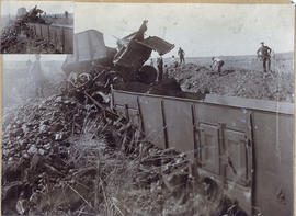 Glencoe, 15 May 1922. Railway accident between Glencoe and Wallsend.