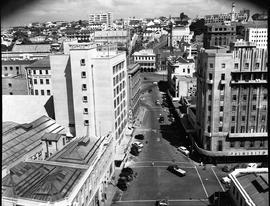 Port Elizabeth, 1950. View down Jetty Street towards Market Square.