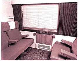 "1978. Blue Train Type D compartment."