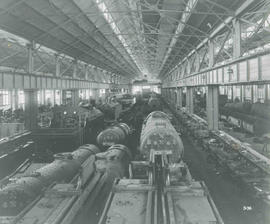 Durban, 1904. Interior of NGR erecting workshop.