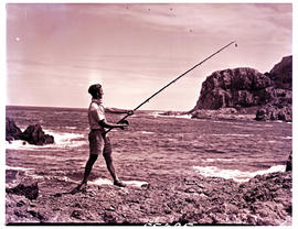 "Knysna, 1949. Fishing at the Heads."