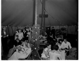 Cape Town, 21 April 1947. Group scene at Princess Elizabeth's birthday celebration.
