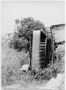 Water wheel. (From NZASM album of BJC van Rossum)