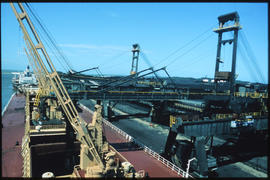 Richards Bay. Coal loading facility at Richards Bay Harbour.