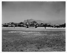 Cape Town, May 1946. Trip to Cape Town with SAA Douglas DC-4 ZS-AUA 'Tafelberg'. Note flying spri...