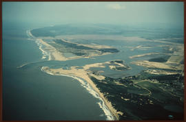 Richards Bay, 1984. Aerial view of Richards Bay Harbour area. [S Mathyssen]