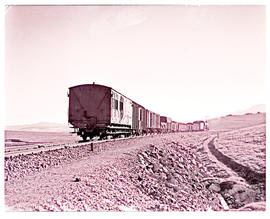 Stutterheim district, 1945. Freight train.