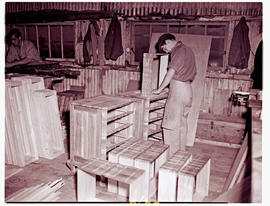 "Knysna, 1948. Furniture factory."