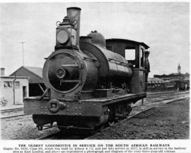 SAR Class 01 No 0416, built by Kitsons in 1877, later fitted with a saddle tank and used on harbo...