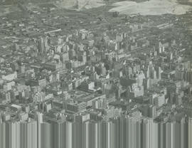 Johannesburg, 1939. Aerial view of business centre.