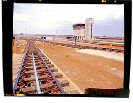 Bapsfontein, October 1982. Control tower viewed from the marshalling yard. [D Dannhauser]