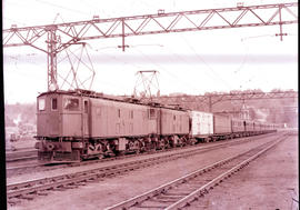 SAR Class 1E No E84 doubleheading mainline passenger train.
