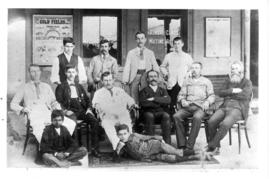 Pietermaritzburg, circa 1890. Station staff. SEE N68353.