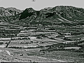 Franschhoek district, 1936. View over valley.