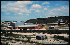 Port Elizabeth, February 1975. New narrow gauge diesel depot at Humerail.
