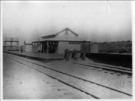 Circa 1902. Construction Durban - Mtubatuba: Umlalazi station. (Album on Zululand railway constru...