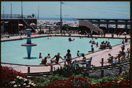 Port Elizabeth, January 1968. Lido swimming pool at Kings Beach. [King / HT Hutton]