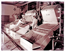 "Kimberley, 1964. Diamond recovery equipment."
