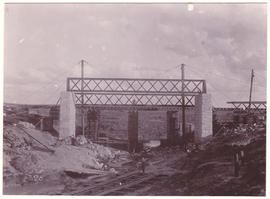 Circa 1900. Anglo-Boer War. Taaibosch Spruit, both girders in postion.