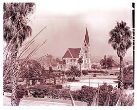 Windhoek, South-West Africa, 1957. Lutheran church.