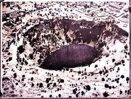 Kimberley, 1946. Aerial view of Big Hole. Diamond mine.