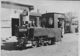 South-West Africa. DSWA NG Zwillinge No 154A in station.