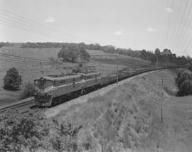 Johannesburg district, 1968. Goods train at Lawley.