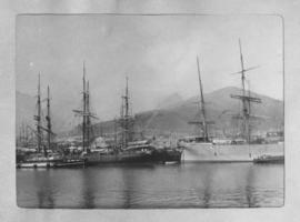 Cape Town, 22 January 1902. Ships in Table Bay Harbour.