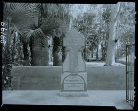 Namibia, 1957. Maherero gravestone.