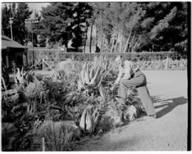 Maseru, Basutoland, 12 March 1947. Station garden.
