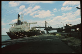 Richards Bay, November 1979. Richards Bay Harbour coal terminal.