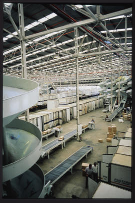 Johannesburg, 1989. Autosort facility at Kaserne. [Sonja Grinbauer]