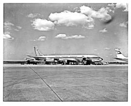 
SAA Boeing 707 ZS-CKC 'Johannesburg' on apron.
