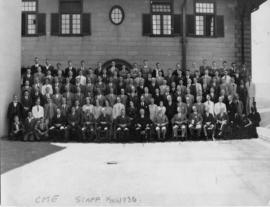 Pretoria, March 1936. Chief Mechanical Engineer and staff.