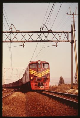 SAR Class 5E1 No E797 with passenger train.