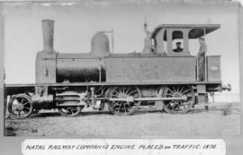 Natal, 1876. Natal Railway Company Kitson built 4-4-0T 'Perseverance'.