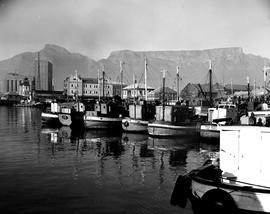 Cape Town, 1970. Table Bay harbour.