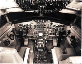 
Boeing 707 cockpit simulator.
